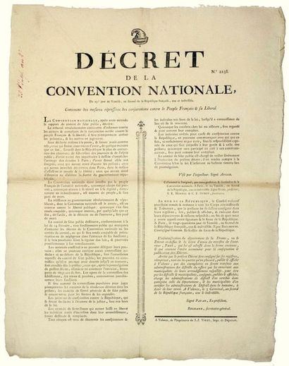 - DROM. 1794. REPRESSIVE MEASURES OF THE...