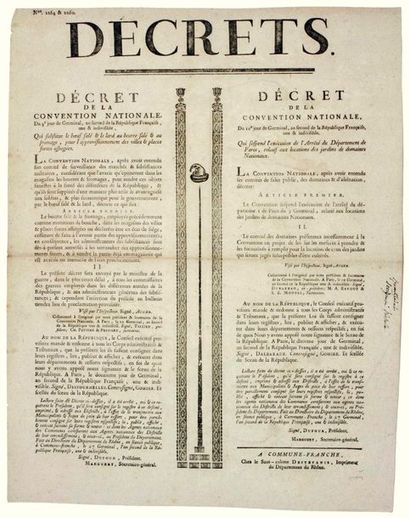 RHONE. 1794. COMMUNE-FRANCHE, Revolutionary...