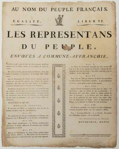 LYON REBELLION. 1794. 