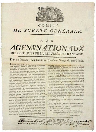AN 3. ATLANTIC PYRENEES - Address of the...