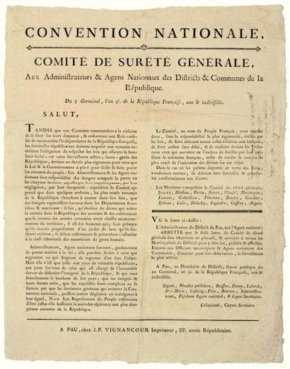 PAU (64). 1795. ATLANTIC PYRENEES. Address...
