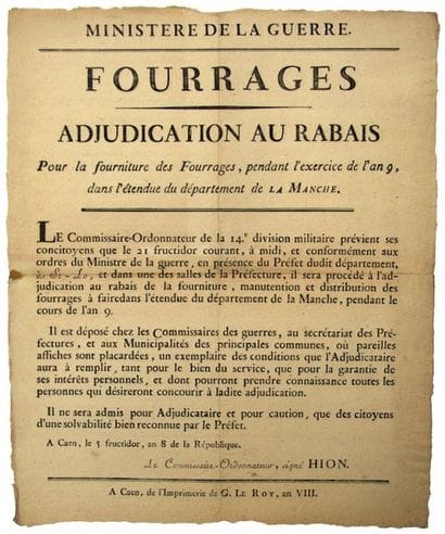 - MANCHAIR. 1800. CALVADOS. 