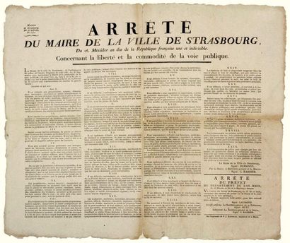 BAS-RHIN. 1802. STRASBOURG. 