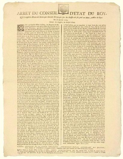 1729. (BURGUNDY & BRESSE. RIGHT OF EXIT OF...