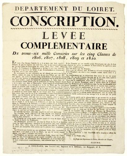 LOIRET. 1809. EMPIRE. 