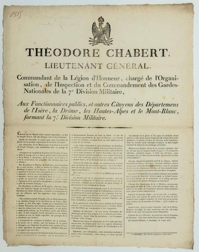 ONE HUNDRED DAYS. Return of Napoleon the...