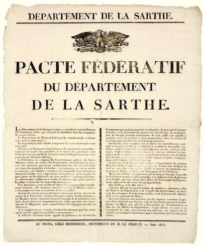 SARTHE. 1815. 