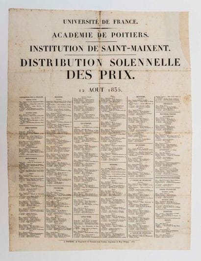 TWO-SEVER. Institution of SAINT-MAIXENT....