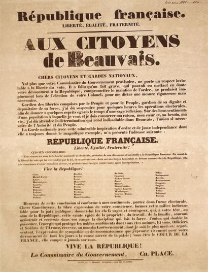 OISE. BEAUTIFUL 1848. Opinion of Ch. PLACE...