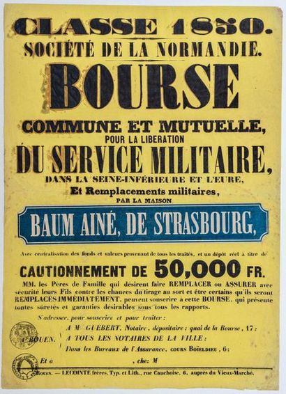 BURSE FOR THE LIBERATION OF MILITARY SERVICE...