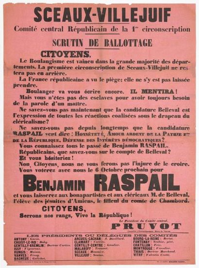 Benjamin RASPAIL. 