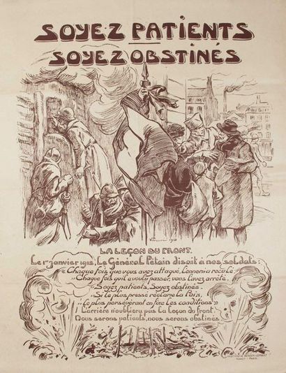 Victor PROVEN 1918. 2 POSTERS from the Berger-Levrault...