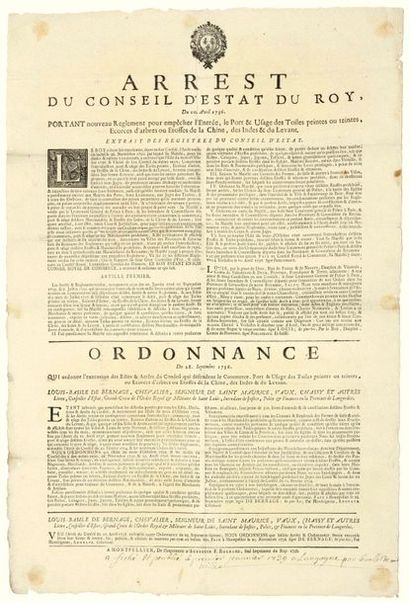 - 1736. LANGUEDOC. STORMS of CHINA, INDIA...