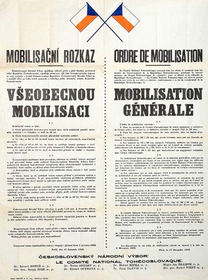 - MOBILIZATION ORDER OF THE CZECHOSLOVAK...