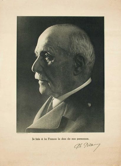 MARÉCHAL PÉTAIN Head of the French State...