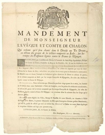 SAÔNE-ET-LOIRE. 1745. ITALIAN COUNTRYSIDE....