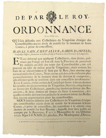 1750. LANGUEDOC. 