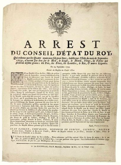 1759. GENERALITY OF THE ROCHELLE (17). 