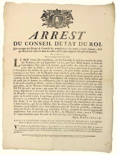GENERALITY OF THE ROCHELLE (17). 1765. (WOMEN'S...