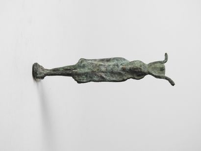 Dieu Osiris lune marchant.

Bronze.Personification...