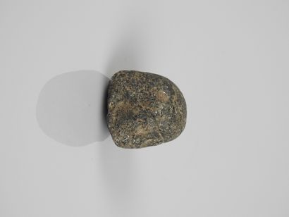 Tête d’homme en granodoirite.Moyen Empire...