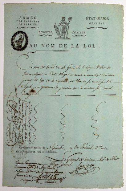 LAMER (Charles-Pierre de) Toulon 1753 - Russia...