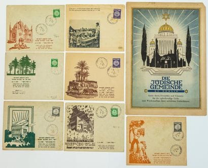 JUDAISM, 1949: Stamp booklet of the old Synagogues...