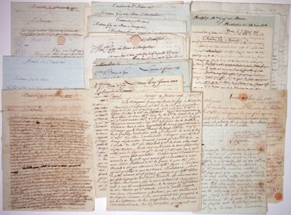 HÉRAULT, GERS. Trade of feathers (poultry...