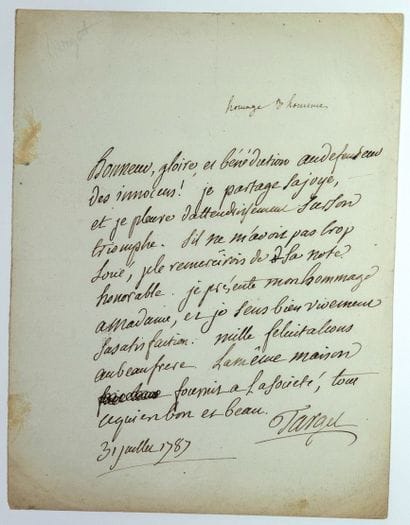 TARGET (Guy-Jean-Baptiste) Paris 1733 - Molières...