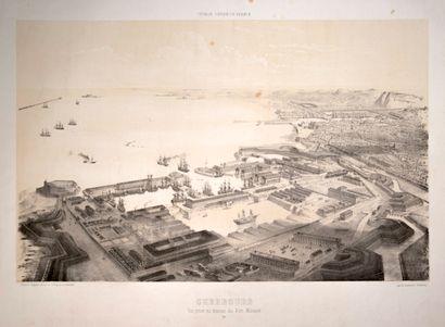 MANCHE. Print circa 1860: 