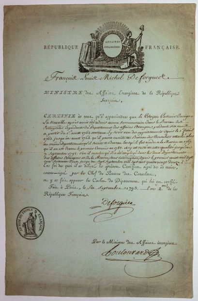 DEFORGUES (François-Louis-Michel Chemin)...