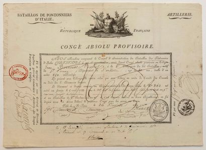 LACOMBE SAINT-MICHEL. 1802. CISALPINE REPUBLIC....