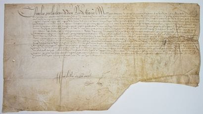 CHAMPAGNE. 1569. VAUCOULEURS (Meuse). Sentence,...