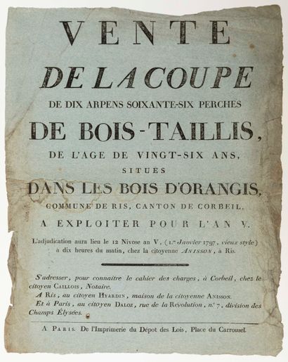 ESSONNE. 1797. RIS-ORANGIS: 
