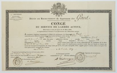 GARD. Viscount D'ARMAGNAC (Jean Barthélémy...