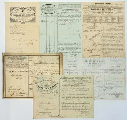 6 ROULAGES DE PARIS : Paris 1815, S. SEVERE...