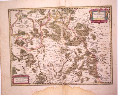 17th century map: PAYS MESSIN. 
