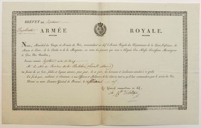 ROYAL ARMY. 1815. MAINE-ET-LOIRE. Patent...
