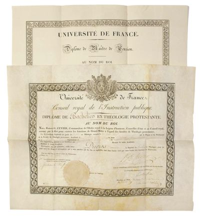 PROTESTANTISM. 2 Diplomas: 1°) 