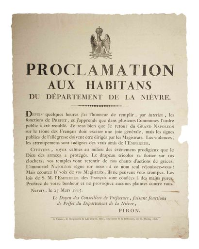 NIÈVRE (THE HUNDRED DAYS). 