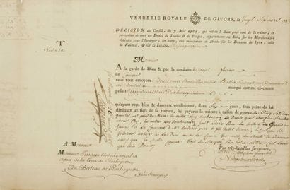 RHONE. VAUCLUSE. 1785. CUSTOMS 