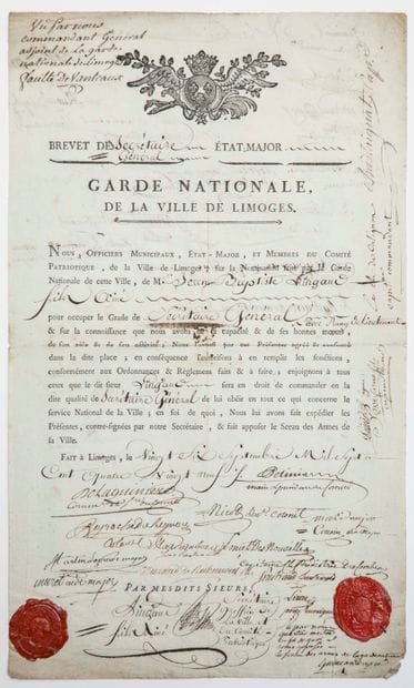 HAUTE-VIENNE. 1789. 