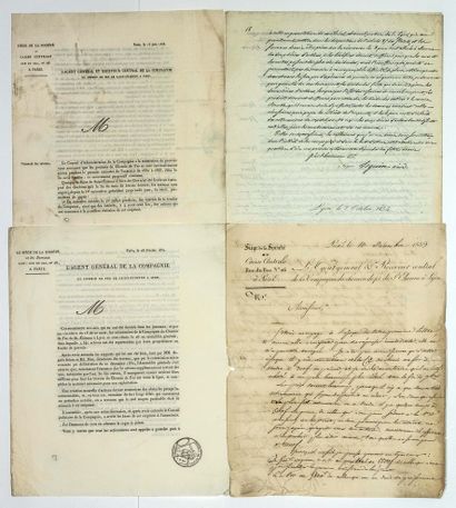 CREATION OF THE RAILWAY FROM SAINT ÉTIENNE...