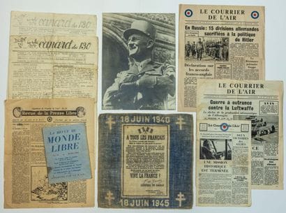 WW2. THE LIBERATION VARIOUS. 10 PIECES: Photo...
