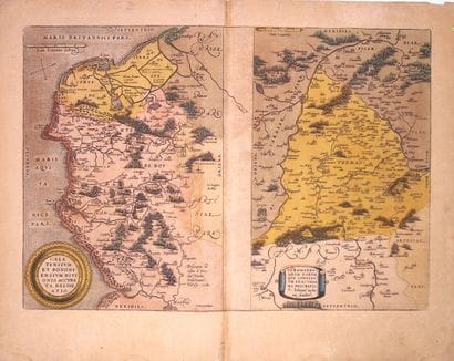 16th century map : PAYS DE CAUX. VERMANDOIS....