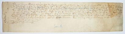 CHARENTE MARITIME. 1589. PRESIDIAL OF SAINTES...