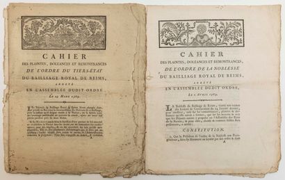 MARNE. REIMS (51). Book of Grievances of...