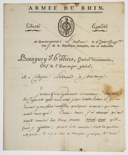General Count Louis BARAGUEY-D'HILLIERS (Paris...