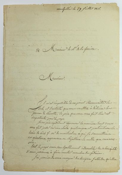 HÉRAULT. Antoine Amboise Auguste, Baron de...