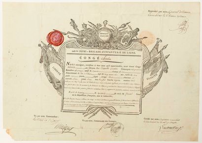 GRENADIER. MEURTHE-ET-MOSELLE. Absolute leave...